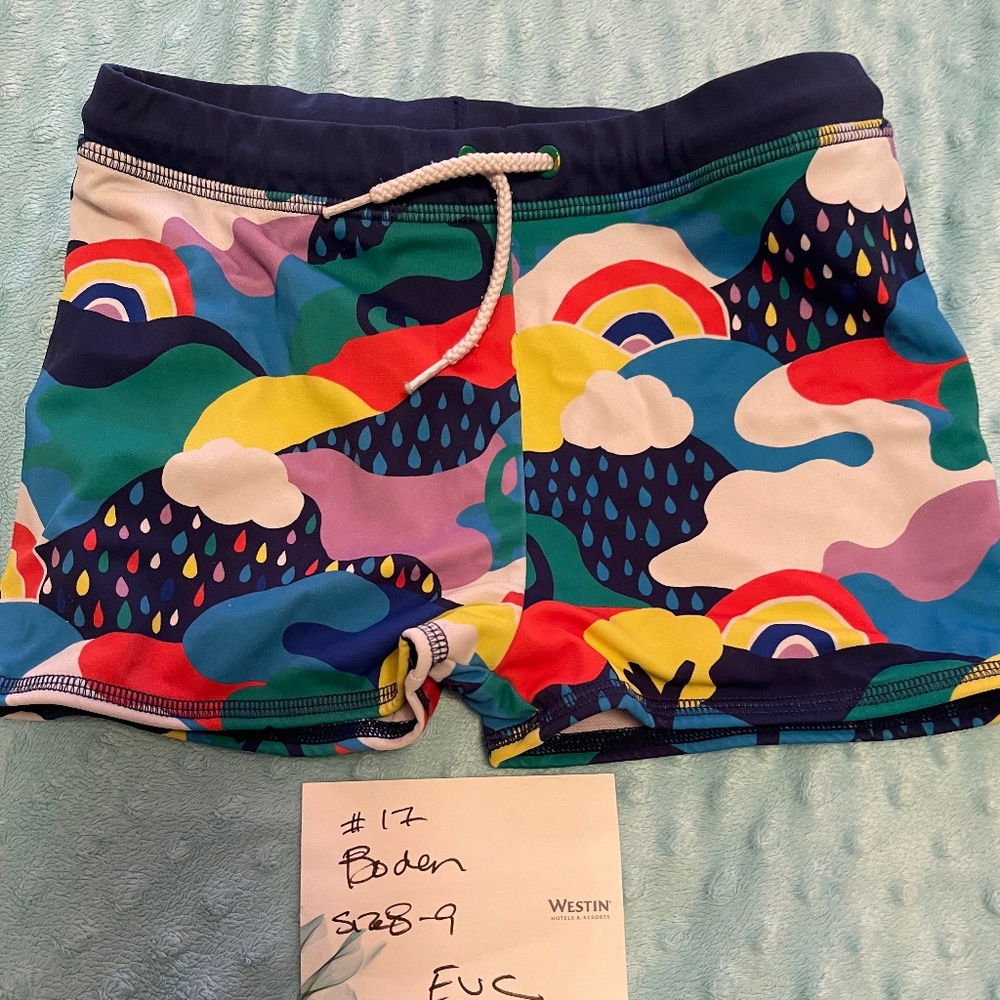 Boden  Size 8-9 Swim trunks